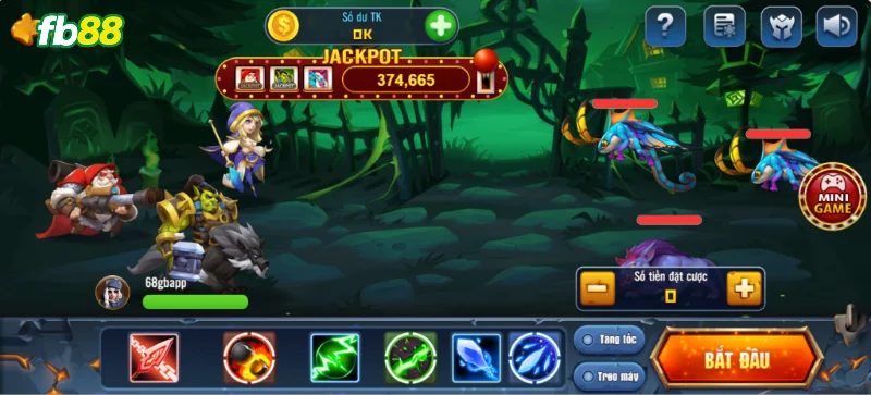 Nội dung và giao diện ma thú wow FB88