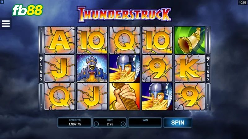 Luật chơi của Thunderstruck II FB88
